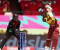 T20 WC PIX: WI stagger to win over plucky PNG