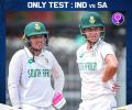 Day 2: South Africa fight back after India's record total