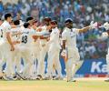 PIX: First time in 91 years! India whitewashed at home