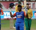 1st T20 PIX: Samson's century powers India to big win over South Africa