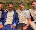 Gill, Jaiswal, Siraj, Wash Arrive In Perth