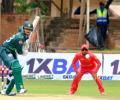 Saim hits maiden ton as Pakistan down Zimbabwe