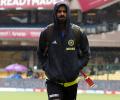 Kohli Takes A Walk In The Rain