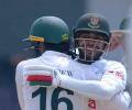 Rizwan, Mehidy Hasan's heartwarming moment in Rawalpindi Test