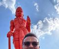 Sehwag Hails Lord Hanuman!