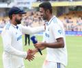 Rohit praises Ashwin's 'unbelievable' performance