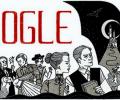 Bram Stoker: Google doodles for Dracula creator