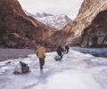 Winter hiking and walking in the Himalayas