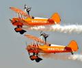 Breitling Wingwalkers: Out on the wing