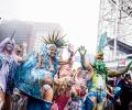 Pics: Dancing mermaids on NY streets