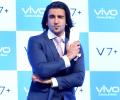 Selfie king: Ranveer Singh launches new phone AND new look