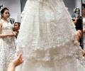 Photos! These dresses are made of toilet paper