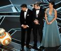 The best presenter at Oscars 2018 was not a human. It was BB-8!