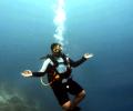 When I went scuba diving in the Maldives