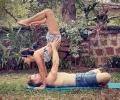 HOT yogis! Can you bend like this couple?