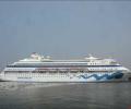 Luxury cruise vessel AIDA CARA now at Cochin Port