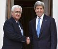 Khurshid raises issue of Indian workers with Kerry