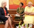 IBM CEO Ginni Rometty calls on Modi