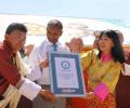 Bhutan team enters Guinness record for green initiative