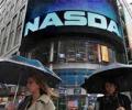 Nasdaq at record as Wall Street runs on strong data; Greece eyed