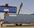 Exports fall for 15th straight month; trade deficit narrows