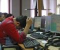 Sensex plunges 453 points on fiscal deficit fears, F&O expiry