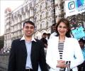 Spotted: Simi Garewal at the Gateway of India