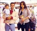 Spotted: Sameera Reddy at Frankfurt airport