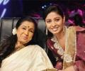 Sharing the Idol stage with Asha Bhosle!