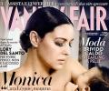 Naked Monica Bellucci with newborn on mag cover 