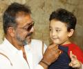 PIX: Sanjay Dutt watches PK with his family