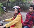 Hema Malini takes Rajkummar Rao for a ride!