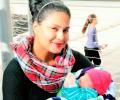 PIX: Veena Malik's baby's day out