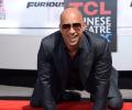 Vin Diesel honoured at Hollywood Boulevard