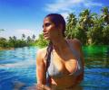 Padma Lakshmi holidays in Goa