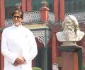 Bachchan sings national anthem at Tagore's birthplace