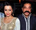 PIX: Kamal Haasan, Trisha at Cheekati Rajyam premiere