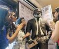 Rajinikanth gets a chocolate statue!