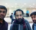 Spotted: Malayalam actor Fahadh Fazil at Chennai airport