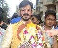 PIX: Vivek Oberoi bids adieu to Ganpati