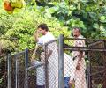 PIX: Shah Rukh, Salman's Eid celebrations