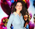 PIX: Kangana watches Simran with Rajkummar Rao