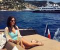 Sophie Choudry's breezy Monaco holiday