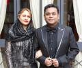 Pix: Mrs and Mr Rahman have fun at Cannes