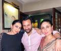 Kareena celebrates Saif's 50th birthday with a kiss!