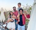 Saif parties with his kids!