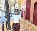 Mrunal Enjoys Fall In New York