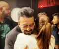 Who Is Sanjay Dutt Hugging?