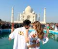 Kartik-Kriti's Day Out At The Taj Mahal