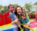 Taimur, Jeh, Kareena's Fun Holi!